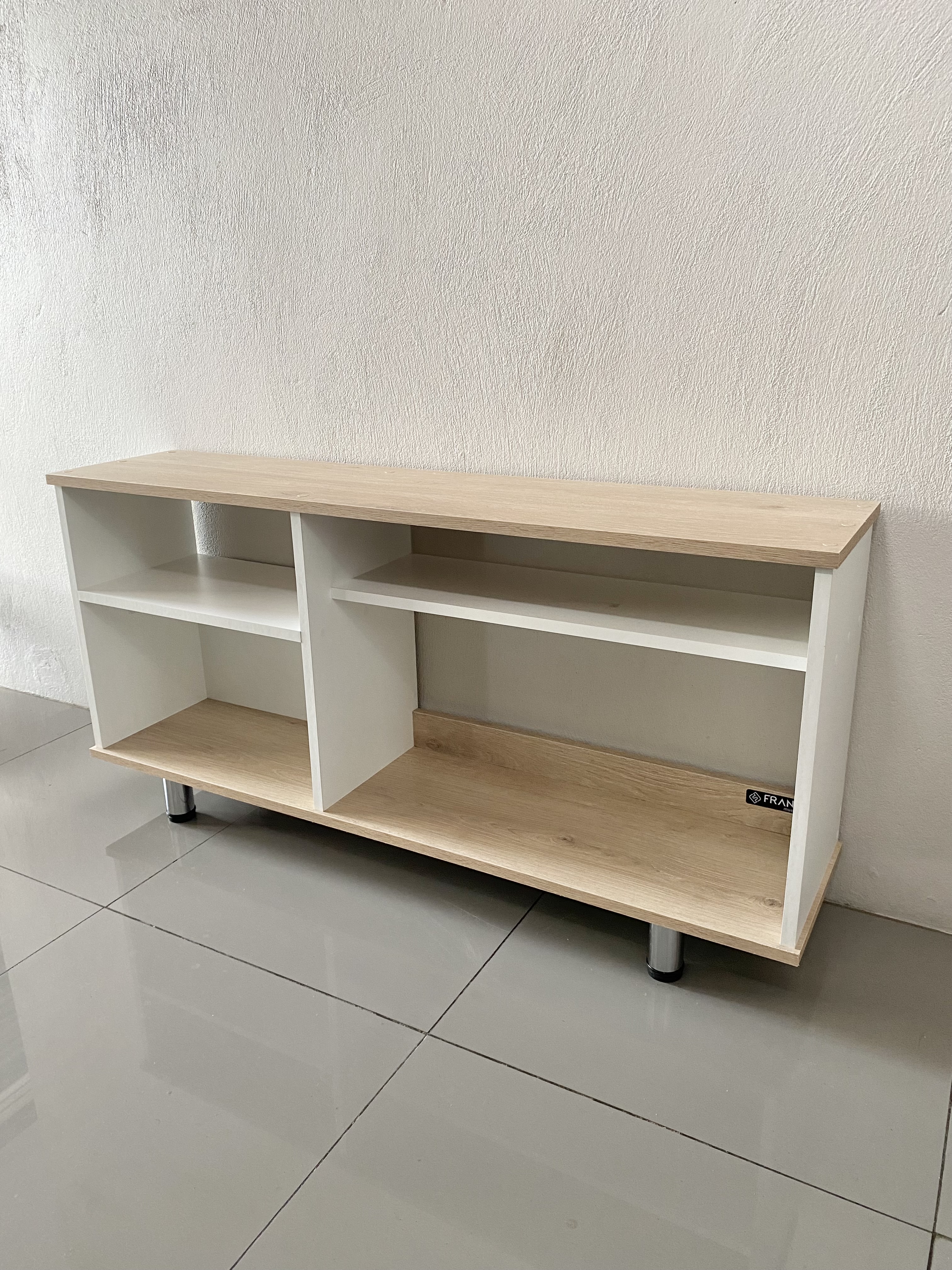 Mueble TV 130L 2E abierto combinado - Imagen 2